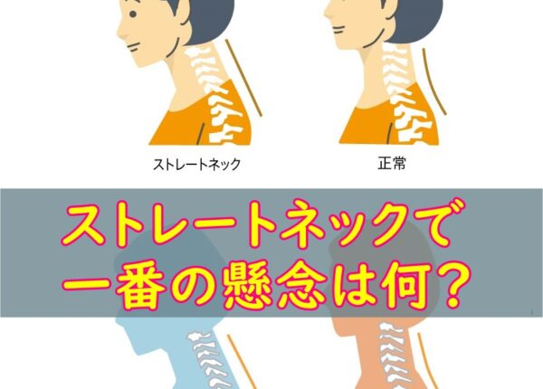 首の歪み（ストレートネック）で一番の懸念は？