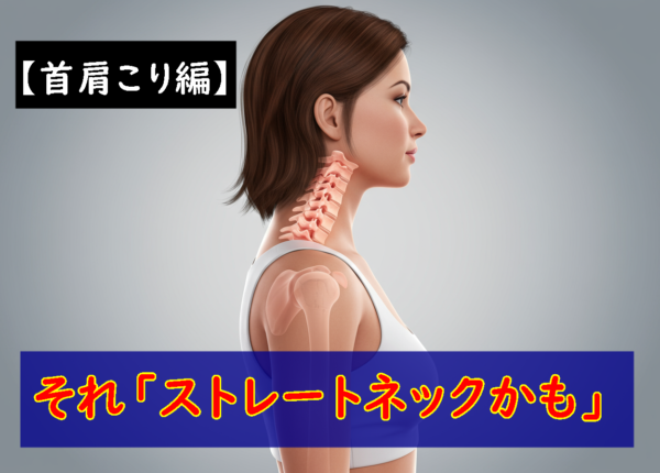 それ「ストレートネックかも」Part2　 首肩こり