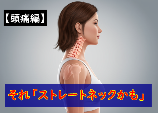 それ「ストレートネックかも」part4  頭痛偏